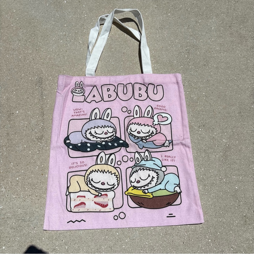 Pink Labubu Tote Bag Y2K tote - Picture 2 of 7